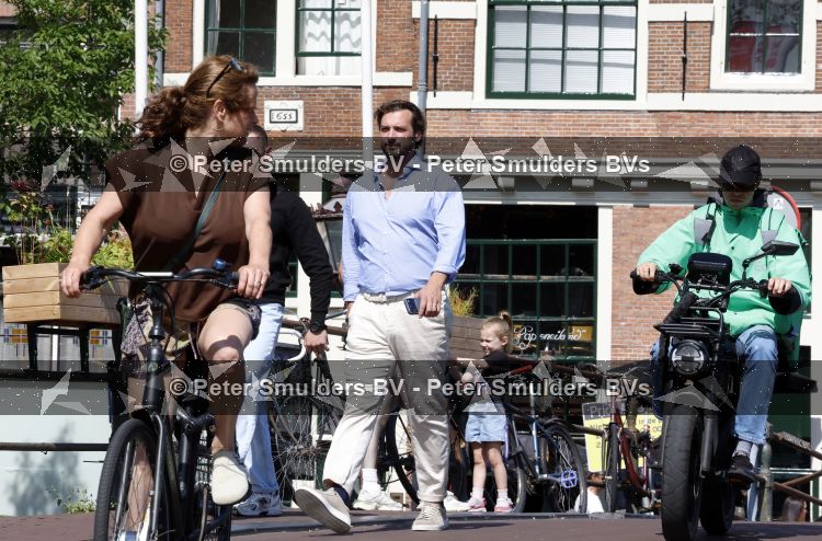 Amsterdam 10 juli 2026
Thierry Baudet wandelend door het centrum van Amsterdam .