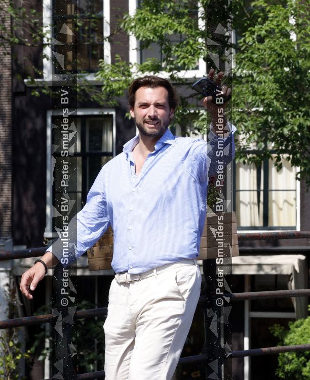 Amsterdam 10 juli 2026
Thierry Baudet wandelend door het centrum van Amsterdam .