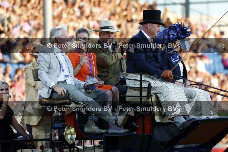 Aken 11 augustus 2026
Prinses Amalia op bezoek bij het wereldkampioenschap Paarden in Aken . Anky v Grunsven en Jos Lansink 