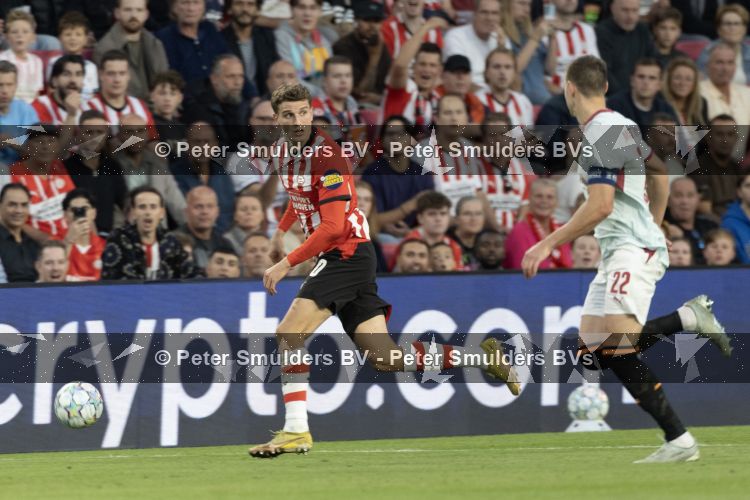 Eindhoven, 10 september 2026
Eerste wedstrijd Champions League
PSV-Sjachtar, eindstand 1-1
Guus Til
Foto Carlo van Hout