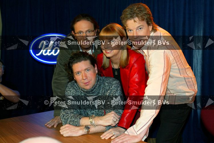 Amsterdam 3 december 2003
Persconferentie Idols  Edwin Jansen, Jerney Kaagman, Henkjan Smits en van Thijn
Peter Smulders bv