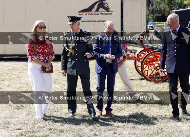 Aken 11 augustus 2026
Prinses Amalia op bezoek bij het wereldkampioenschap Paarden in Aken . 