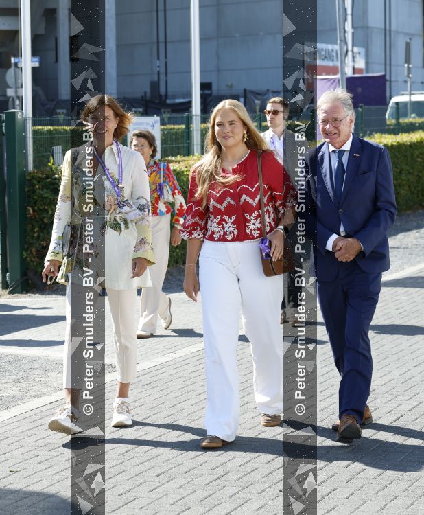 Aken 11 augustus 2026
Prinses Amalia op bezoek bij het wereldkampioenschap Paarden in Aken . 