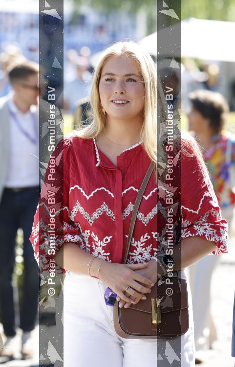 Aken 11 augustus 2026
Prinses Amalia op bezoek bij het wereldkampioenschap Paarden in Aken . 