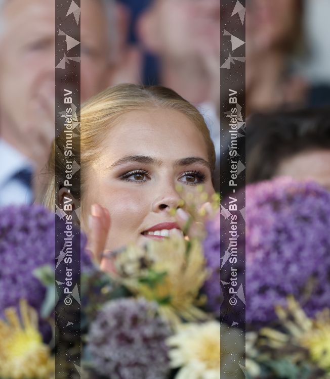 Aken 11 augustus 2026
Prinses Amalia op bezoek bij het wereldkampioenschap Paarden in Aken . 