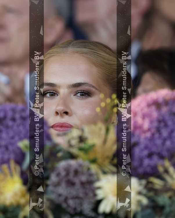 Aken 11 augustus 2026
Prinses Amalia op bezoek bij het wereldkampioenschap Paarden in Aken . 