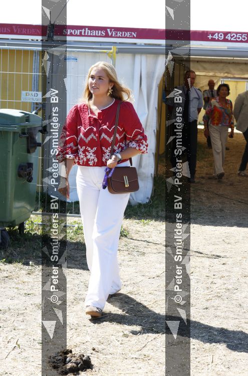 Aken 11 augustus 2026
Prinses Amalia op bezoek bij het wereldkampioenschap Paarden in Aken . 