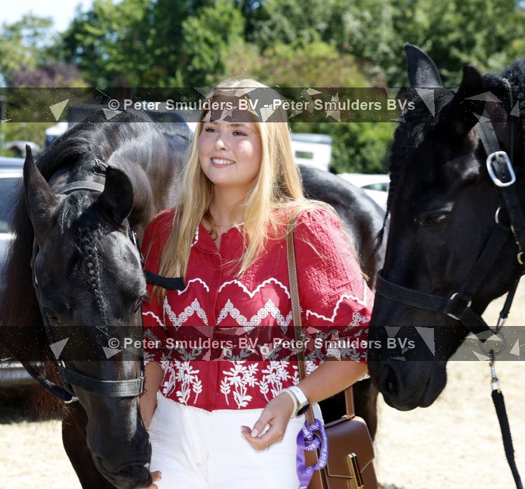 Aken 11 augustus 2026
Prinses Amalia op bezoek bij het wereldkampioenschap Paarden in Aken . 