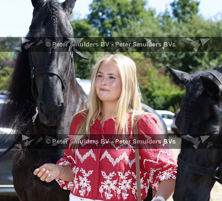 Aken 11 augustus 2026
Prinses Amalia op bezoek bij het wereldkampioenschap Paarden in Aken . 