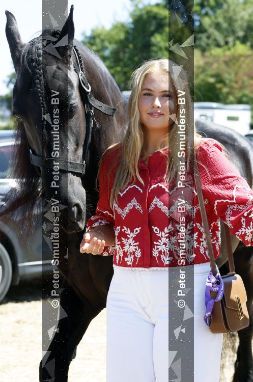 Aken 11 augustus 2026
Prinses Amalia op bezoek bij het wereldkampioenschap Paarden in Aken . 