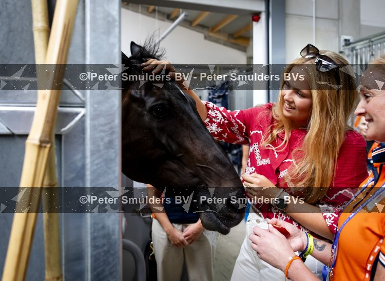 Aken 11 augustus 2026
Prinses Amalia op bezoek bij het wereldkampioenschap Paarden in Aken . 