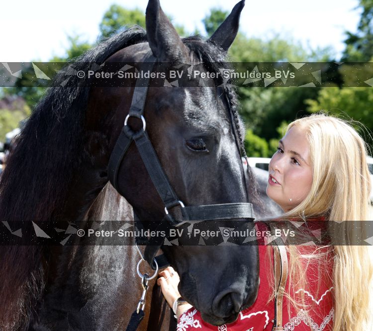 Aken 11 augustus 2026
Prinses Amalia op bezoek bij het wereldkampioenschap Paarden in Aken . 