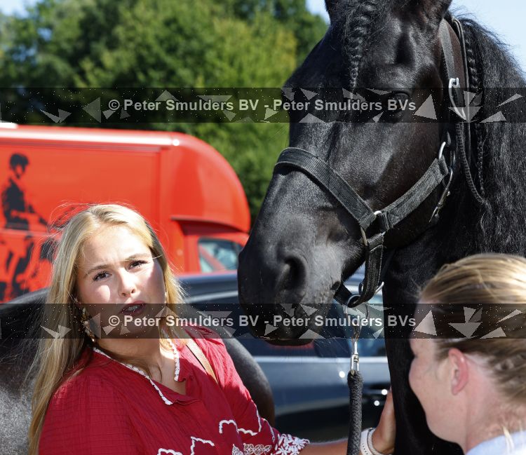 Aken 11 augustus 2026
Prinses Amalia op bezoek bij het wereldkampioenschap Paarden in Aken . 