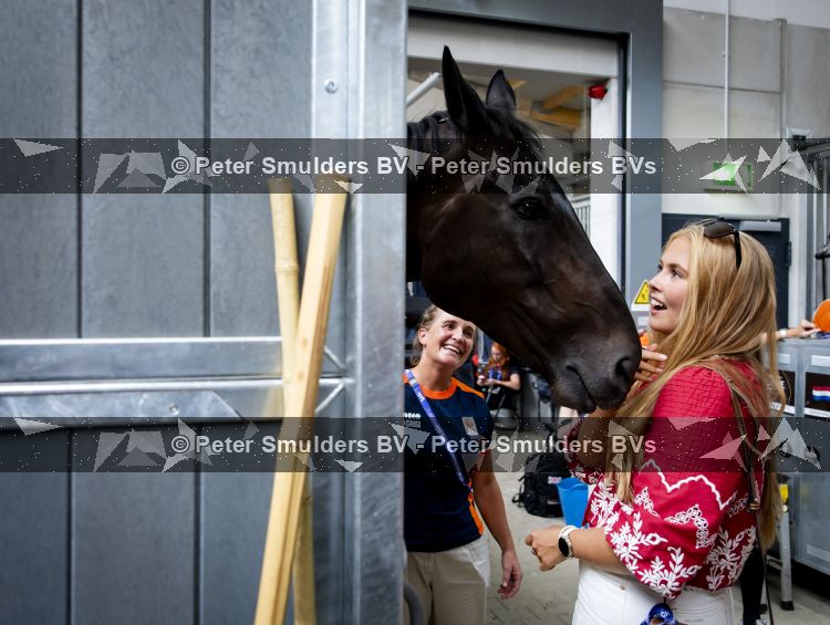 Aken 11 augustus 2026
Prinses Amalia op bezoek bij het wereldkampioenschap Paarden in Aken . 