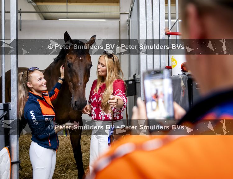 Aken 11 augustus 2026
Prinses Amalia op bezoek bij het wereldkampioenschap Paarden in Aken . 