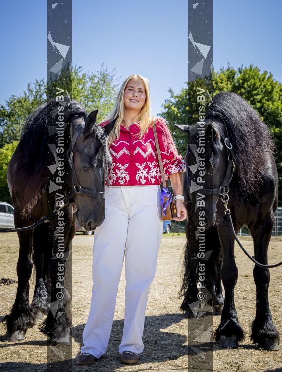 Aken 11 augustus 2026
Prinses Amalia op bezoek bij het wereldkampioenschap Paarden in Aken . 