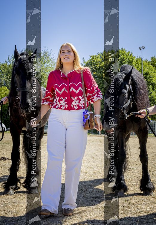 Aken 11 augustus 2026
Prinses Amalia op bezoek bij het wereldkampioenschap Paarden in Aken . 
