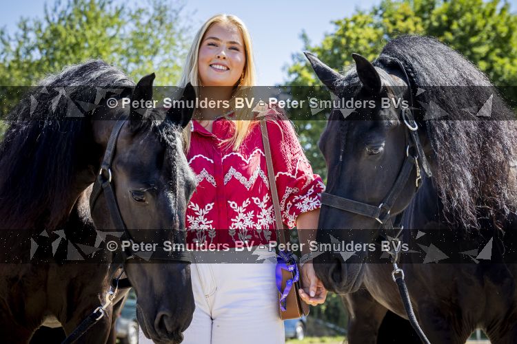 Aken 11 augustus 2026
Prinses Amalia op bezoek bij het wereldkampioenschap Paarden in Aken . 