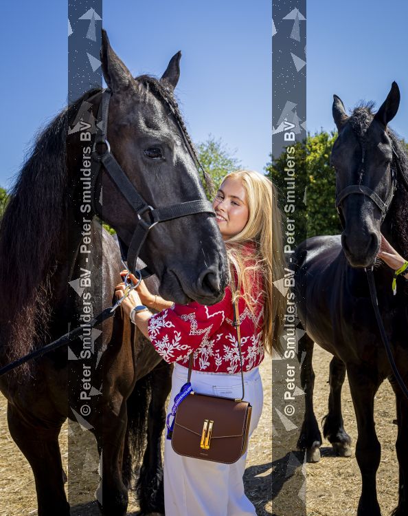 Aken 11 augustus 2026
Prinses Amalia op bezoek bij het wereldkampioenschap Paarden in Aken . 