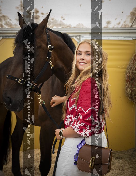 Aken 11 augustus 2026
Prinses Amalia op bezoek bij het wereldkampioenschap Paarden in Aken . 