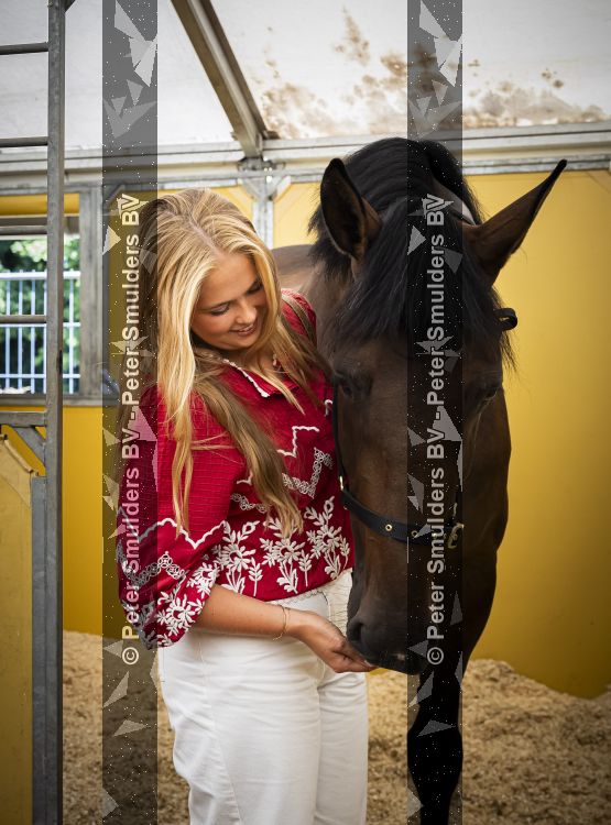 Aken 11 augustus 2026
Prinses Amalia op bezoek bij het wereldkampioenschap Paarden in Aken . 