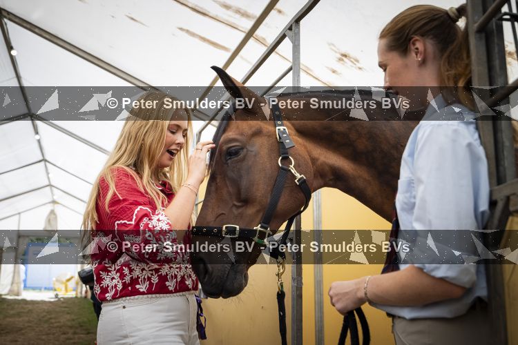 Aken 11 augustus 2026
Prinses Amalia op bezoek bij het wereldkampioenschap Paarden in Aken . 