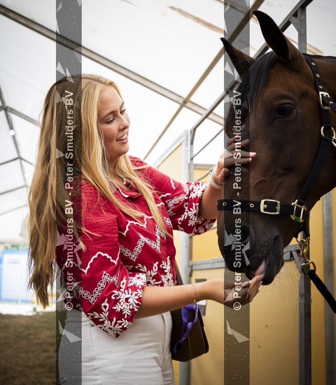 Aken 11 augustus 2026
Prinses Amalia op bezoek bij het wereldkampioenschap Paarden in Aken . 
