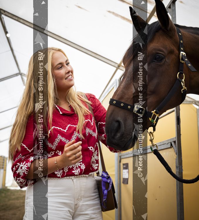 Aken 11 augustus 2026
Prinses Amalia op bezoek bij het wereldkampioenschap Paarden in Aken . 