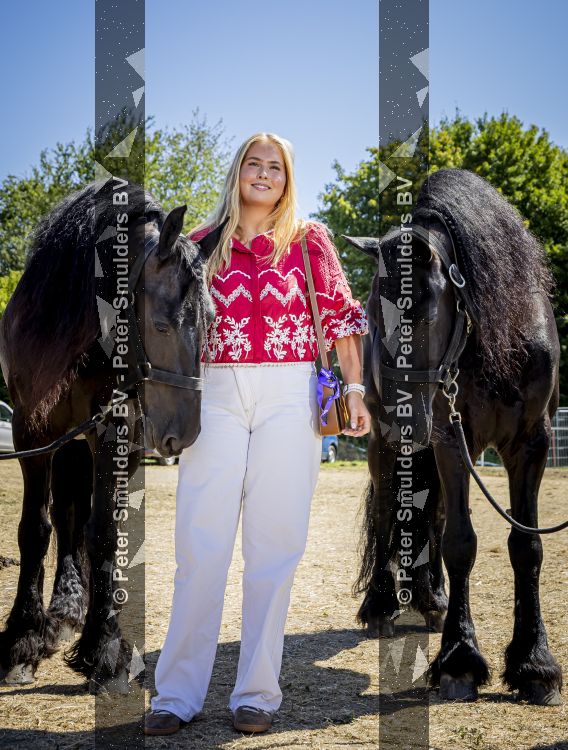 Aken 11 augustus 2026
Prinses Amalia op bezoek bij het wereldkampioenschap Paarden in Aken . 