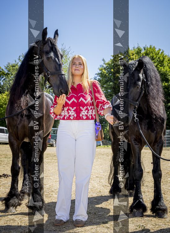 Aken 11 augustus 2026
Prinses Amalia op bezoek bij het wereldkampioenschap Paarden in Aken . 