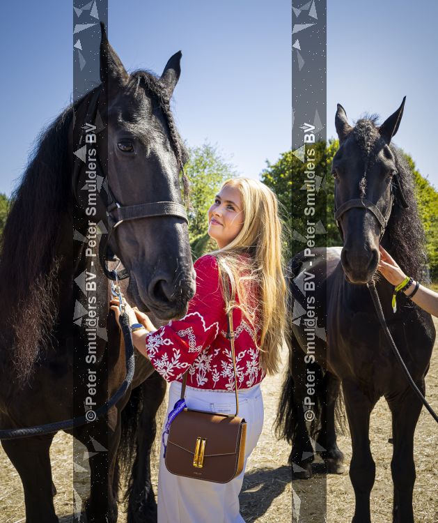 Aken 11 augustus 2026
Prinses Amalia op bezoek bij het wereldkampioenschap Paarden in Aken . 