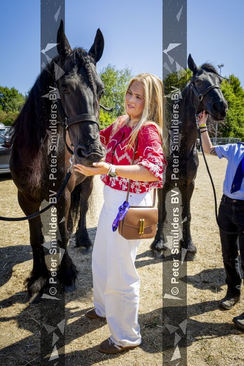 Aken 11 augustus 2026
Prinses Amalia op bezoek bij het wereldkampioenschap Paarden in Aken . 