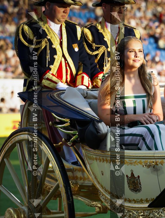 Aken 11 augustus 2026
Prinses Amalia op bezoek bij het wereldkampioenschap Paarden in Aken . 