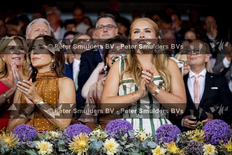 Aken 11 augustus 2026
Prinses Amalia op bezoek bij het wereldkampioenschap Paarden in Aken . 