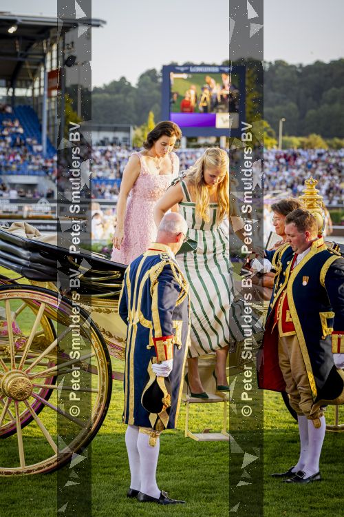 Aken 11 augustus 2026
Prinses Amalia op bezoek bij het wereldkampioenschap Paarden in Aken . 