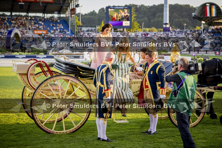 Aken 11 augustus 2026
Prinses Amalia op bezoek bij het wereldkampioenschap Paarden in Aken . 