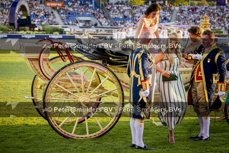 Aken 11 augustus 2026
Prinses Amalia op bezoek bij het wereldkampioenschap Paarden in Aken . 