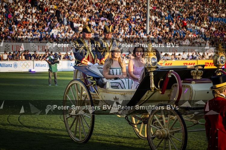 Aken 11 augustus 2026
Prinses Amalia op bezoek bij het wereldkampioenschap Paarden in Aken . 