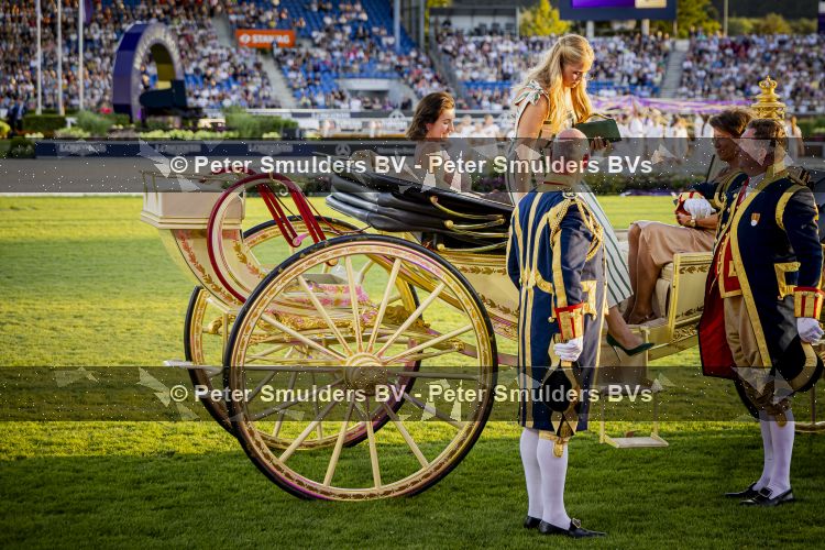Aken 11 augustus 2026
Prinses Amalia op bezoek bij het wereldkampioenschap Paarden in Aken . 