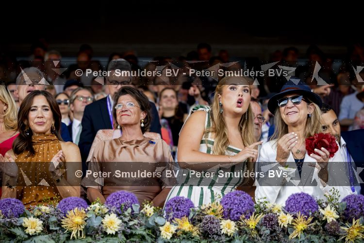 Aken 11 augustus 2026
Prinses Amalia op bezoek bij het wereldkampioenschap Paarden in Aken . Prinses Infanta Elena van Spanje