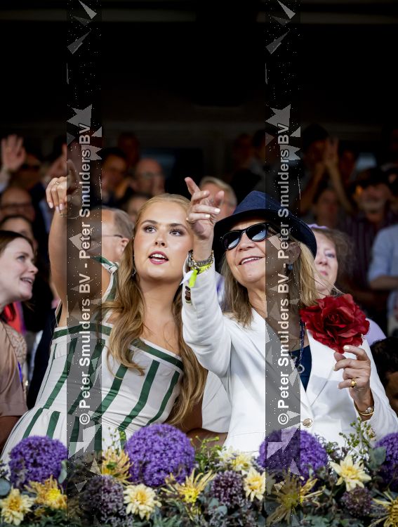 Aken 11 augustus 2026
Prinses Amalia op bezoek bij het wereldkampioenschap Paarden in Aken . Prinses Infanta Elena van Spanje