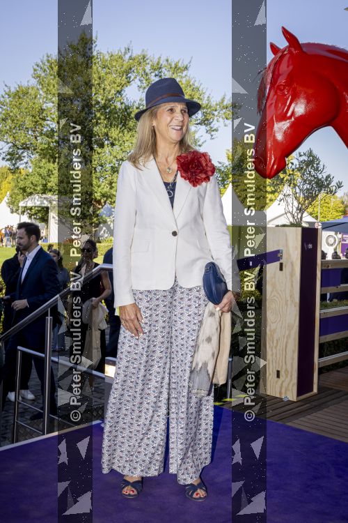 Aken 11 augustus 2026
Prinses Amalia op bezoek bij het wereldkampioenschap Paarden in Aken . Prinses Infanta Elena van Spanje