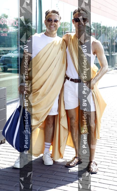 Amstyerdam 1 augustus 2026
Rik v d Westelaken met partner Felix  bij de Gay Pride 