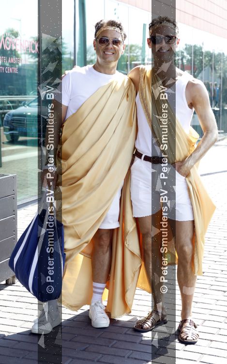 Amstyerdam 1 augustus 2026
Rik v d Westelaken met partner Felix  bij de Gay Pride 