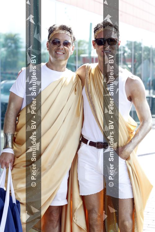 Amstyerdam 1 augustus 2026
Rik v d Westelaken met partner Felix  bij de Gay Pride 