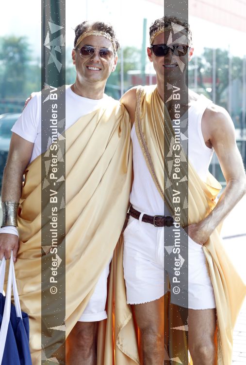 Amstyerdam 1 augustus 2026
Rik v d Westelaken met partner Felix  bij de Gay Pride 