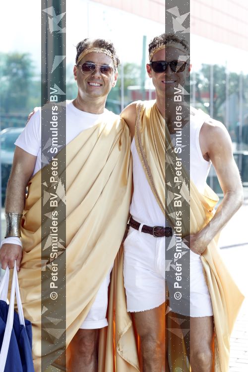 Amstyerdam 1 augustus 2026
Rik v d Westelaken met partner Felix  bij de Gay Pride 