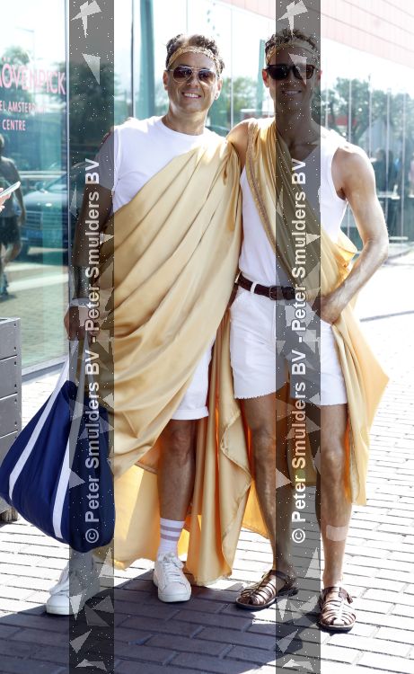 Amstyerdam 1 augustus 2026
Rik v d Westelaken met partner Felix  bij de Gay Pride 
