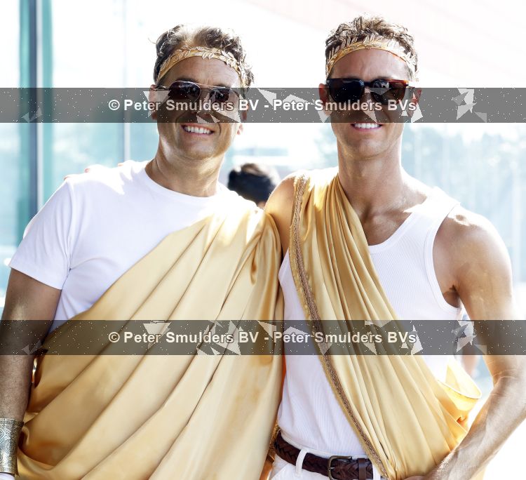 Amstyerdam 1 augustus 2026
Rik v d Westelaken met partner Felix  bij de Gay Pride 