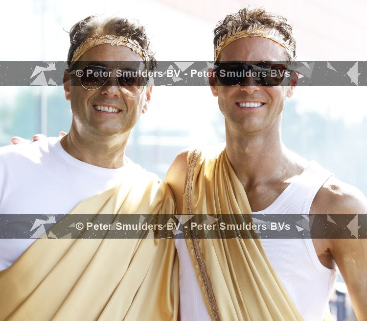 Amstyerdam 1 augustus 2026
Rik v d Westelaken met partner Felix  bij de Gay Pride 